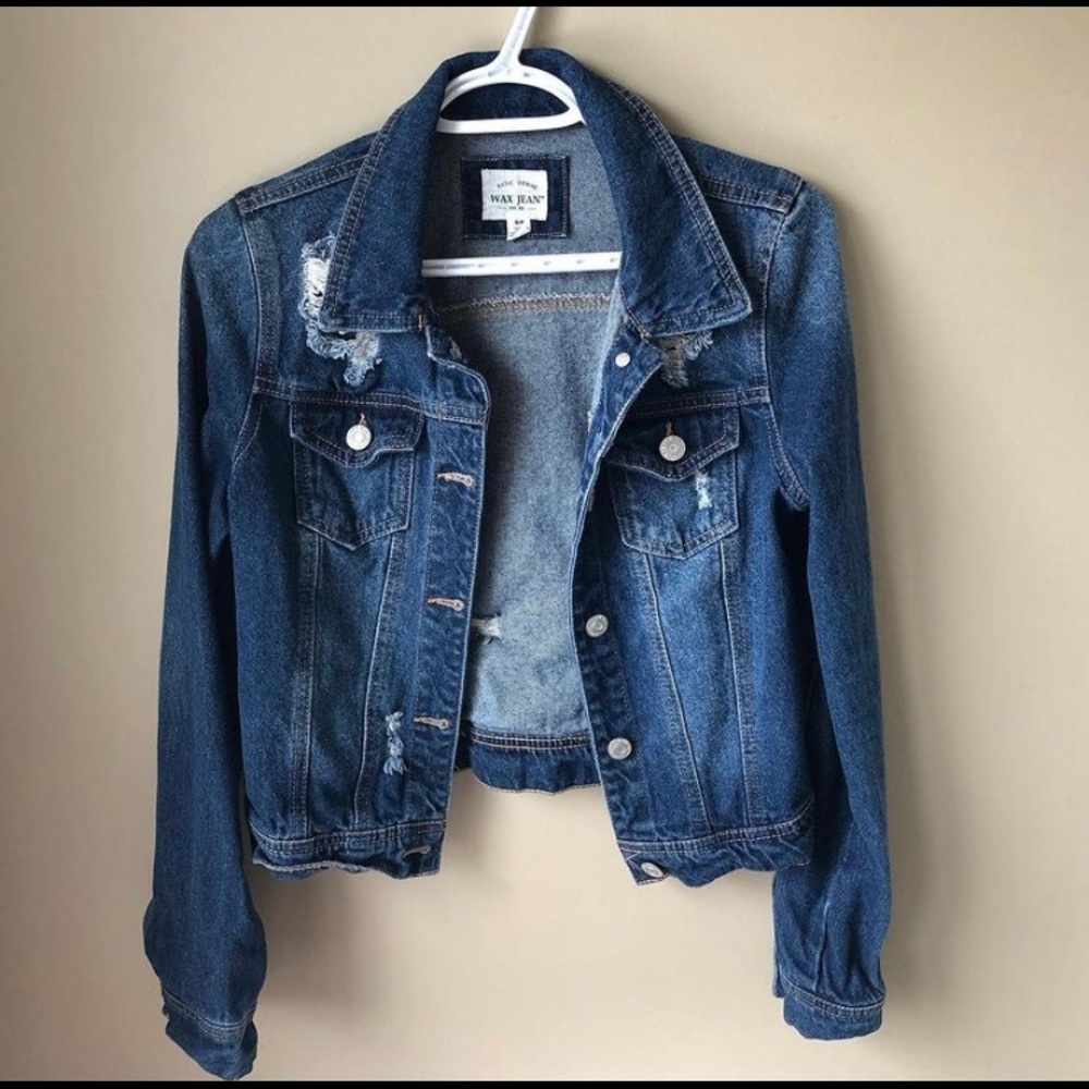 Ripped Denim Jacket